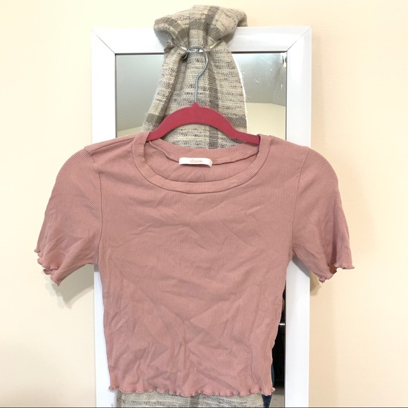 Shasta Blush Pink Crop Top - Picture 1 of 2
